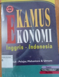 Kamus Ekonomi