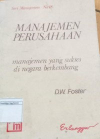 Manajemen Perusahaan