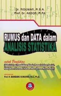 Rumus dan Data Dalam Analisiis Statistika