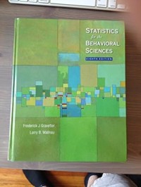 Statistics for the Behavioral Sciences