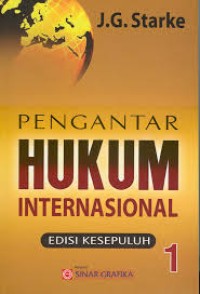 Pengantar Hukum Internasional  = Introduction to International Law