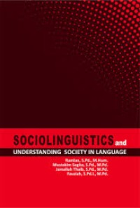 Image of Sociolinguistics and Understanding Society in Language